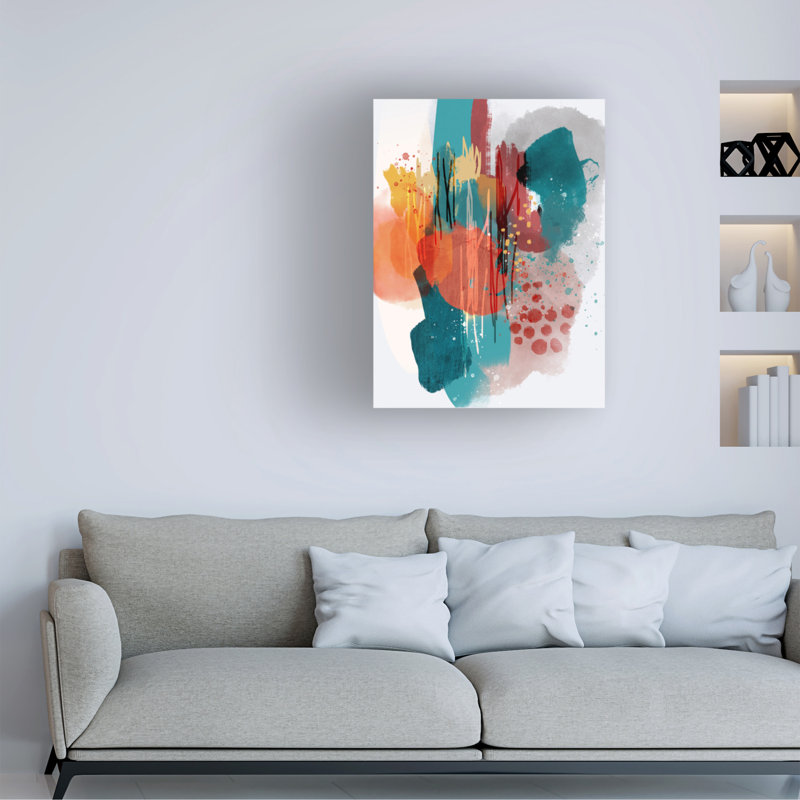 Abstract Multicolor Canvas Art by Ishita Banerjee