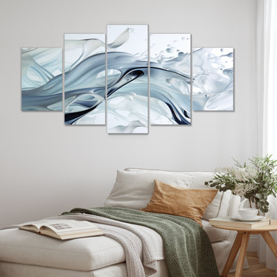 «Liquide source Innocence», art mural sur toile 5 pièces