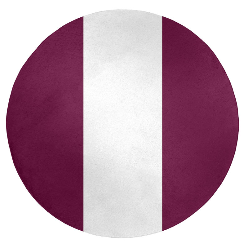 Chenille Indoor Rug, Round 5'
