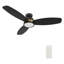 Ventilateur de plafond encastré intelligent avec lumière, télécommande, moteur à courant continu-93934863-70836687