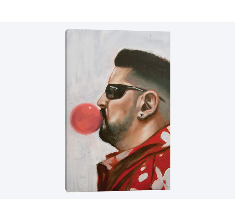 «The Barbers Crew I» par Alexander Grahovsky, impression sur toile tendue, H 40 po x l 26 po x P 1,5 po, Toile tendue