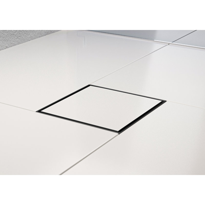 Kingston Brass Watercourse 6" Square Shower Drain, Noir mat