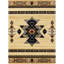 Le tapis crème en polypropylène, 24 po x 36 po, teinté, ajoute du charme aux balcons en crème, 2 pi 3 pi, en polypropylène, rehausse le design intérieur-1330482624