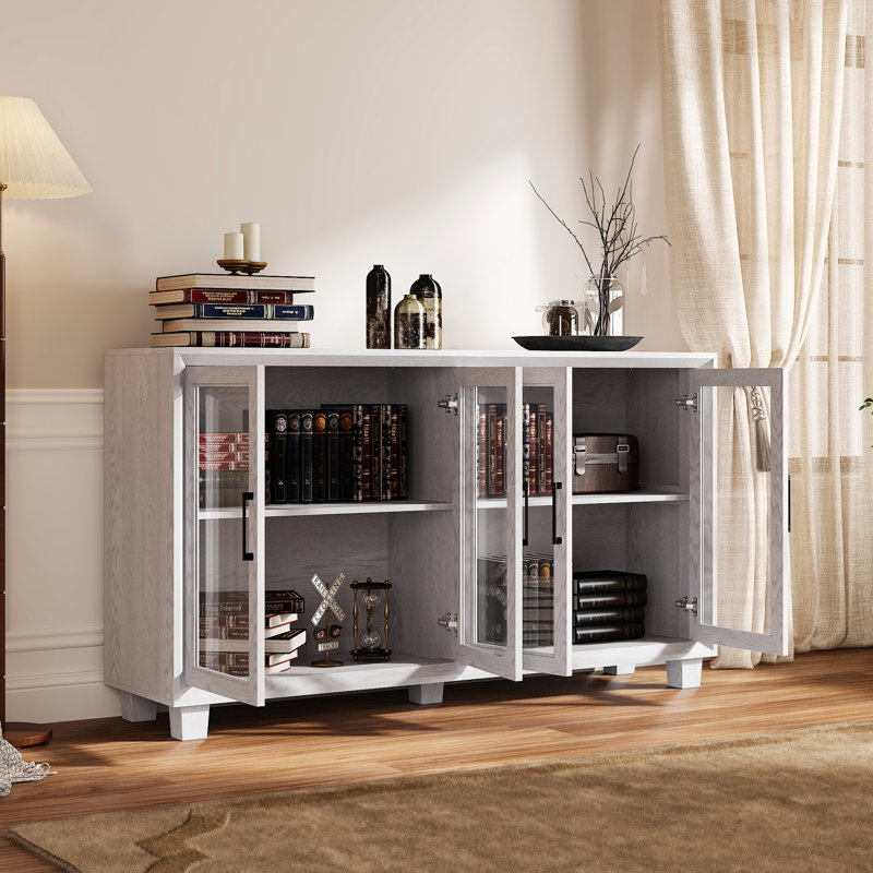 Vitrine 60,4 po, Bois clair
