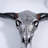 Maryona Bone-Inspired Bull Head Hanging Ornament in Resin Craft-109841986