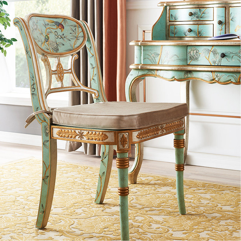 European luxury classical style desk and chair set