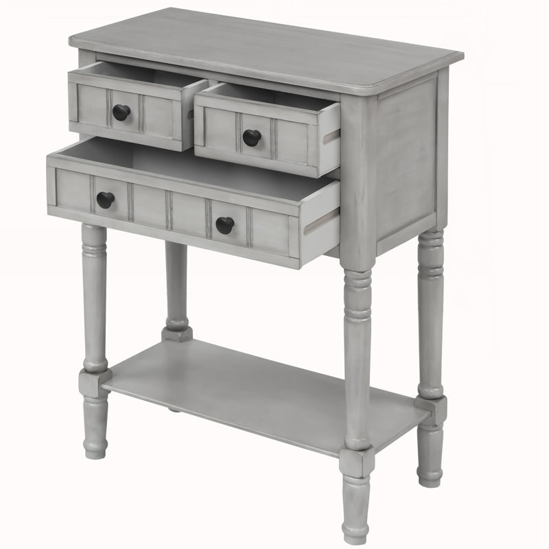 Console étroite, Gris délavé