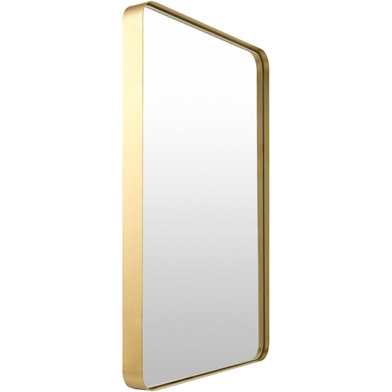 Miroir Bassevelde, 35 po x 24 po, Doré