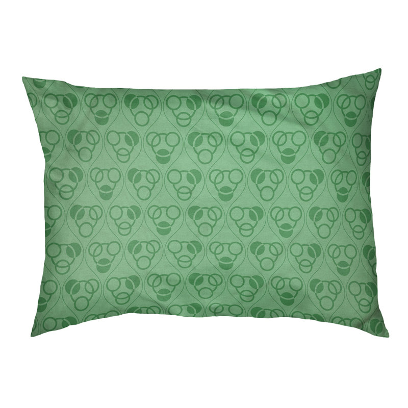 Coussin pour chien Chen, Vert, Grand (l 50 po x P 40 po x H 7 po)
