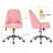 Lytisha Adjustable Height Faux Leather Task Chair -223599556