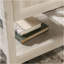 Bureau en L, finition grise