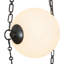 Petra  3 Light Black dimmable LED Chandelier-89309201-89309203