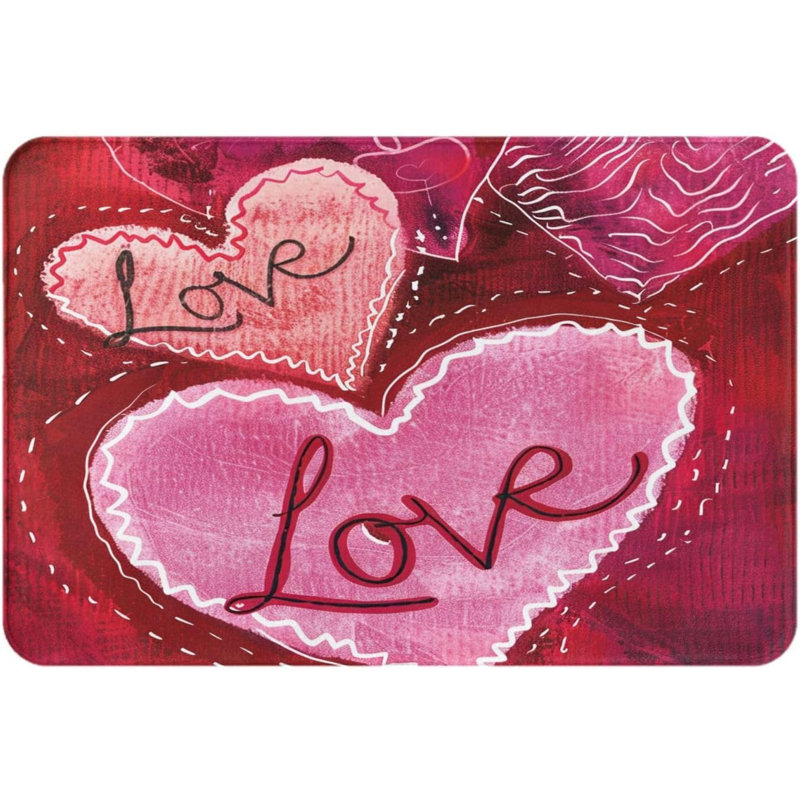Paillasson Red Love Heart