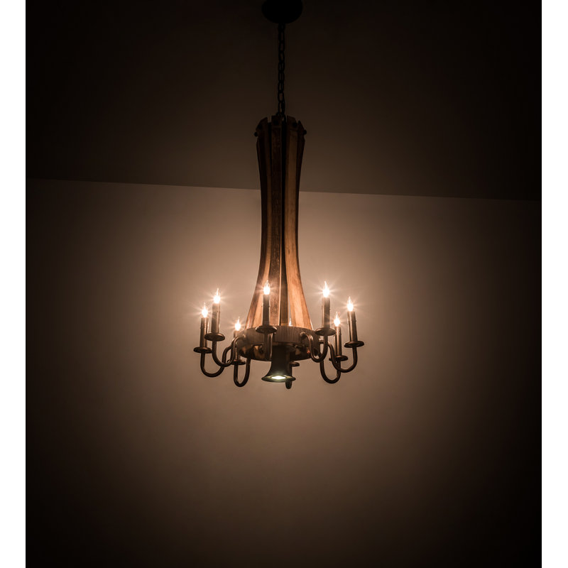 Stave Madera 8 - Light Chandelier