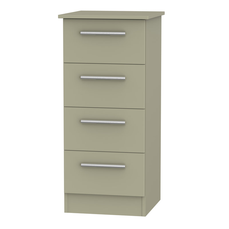 Fully Assembled Lyman 4 Drawer Chest, Mushroom