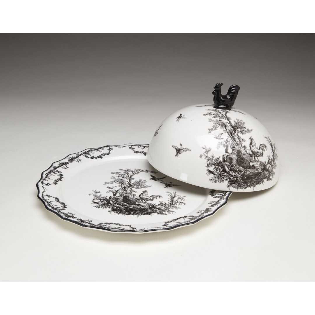 Crawford Covered Serving Platter Rosalind Wheeler 