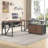 Lympsham 2 - Piece Home Office Executive Desk and Lateral File Cabinet-201112830-143053122