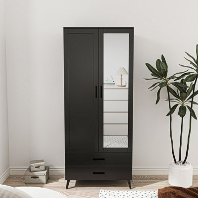 Bostick Solid Wood Wardrobe
