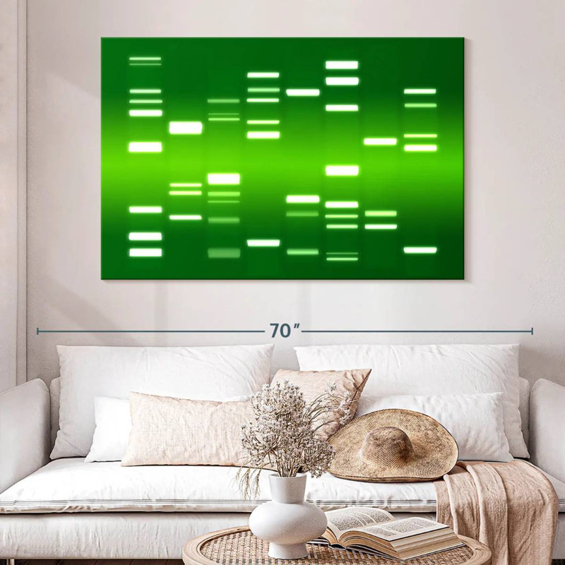 DNA Green, 34" H x 51" W