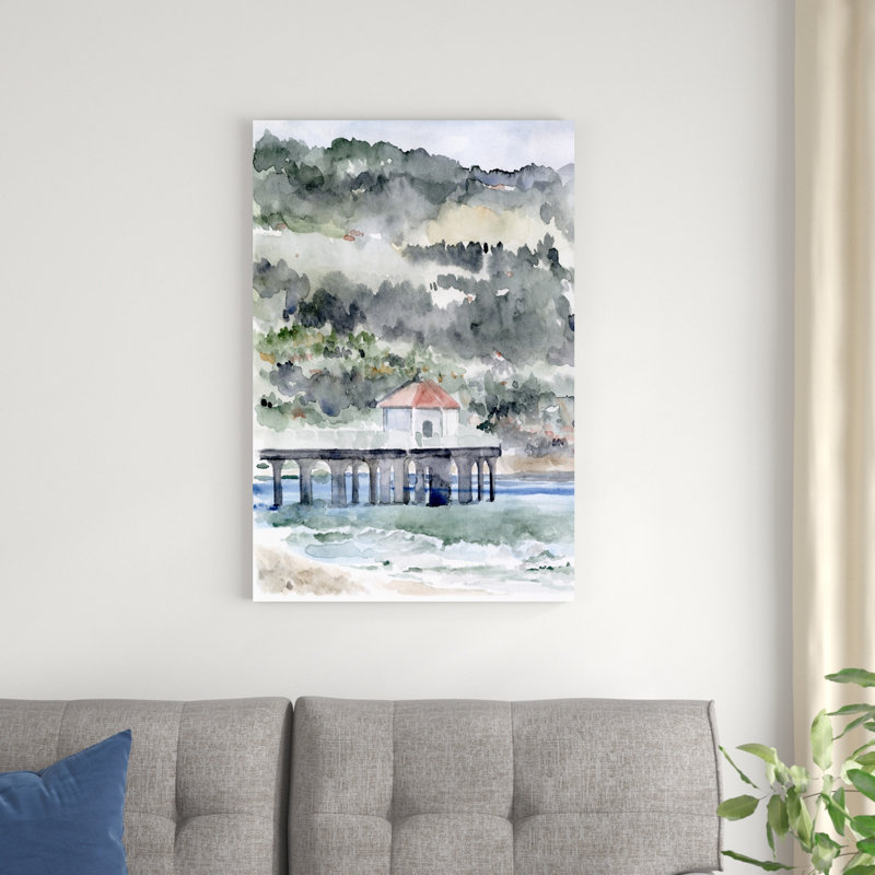 Palos Verdes I par Jennifer Paxton Parker - peinture sur toile tendue, H 36 po x l 24 po x P 1,25 po