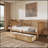Traditional Rattan Daybed with 2 Drawers, Ideal for Guest Rooms and Limited Spaces, No Box Spring Needed-729240949-729240955