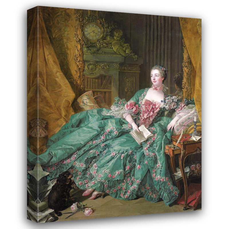 The Marquise de Pompadour, 24" H x 18" W