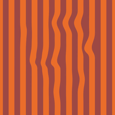 Papier peint à rayures verticales Warped