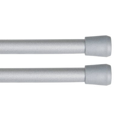 Wayfair Basics Bryd Spring Tension Rod, Adjustable Length, 7/16" Dia. Steel Tube