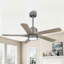 Ventilateur de plafond standard à DEL à 5 pales Athanafis avec télécommande et ensemble d'éclairage inclus-664920888-662771200-625809389