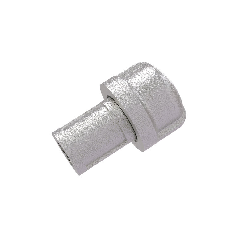 Poignée cylindrique de diamètre 1 po Bayer, Nickel satiné