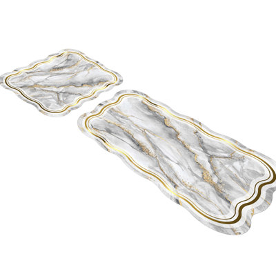 Ensemble de tapis de bain 2 pièces Parkinson