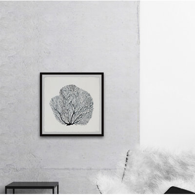 " Sea Fern " by Parvez Taj Watercolor Print