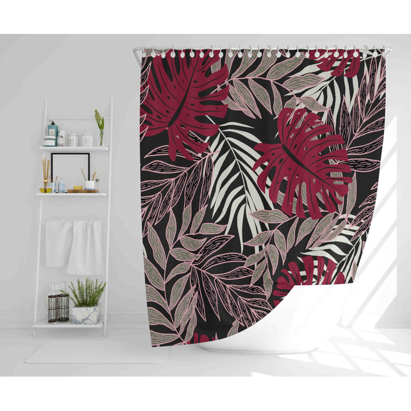 Kamdyn Polyester Shower Curtain Set, 168cm H x 168cm W