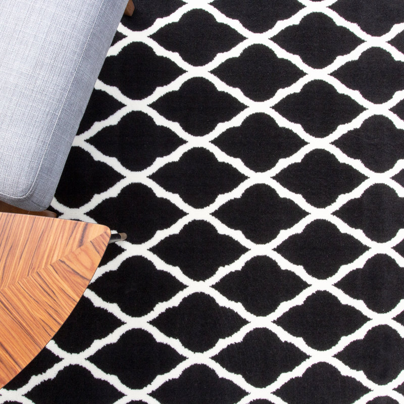 Fyffe Geometric Area Rug, Runner 60 x 240cm
