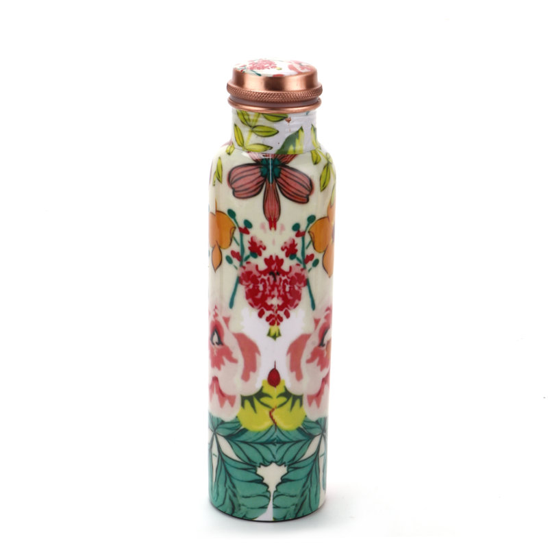 Imprimé floral 34 oz Bouteille d'eau