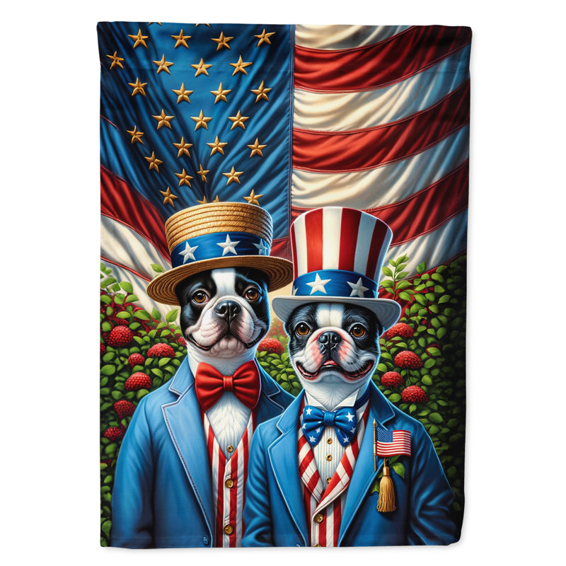 Drapeau «All American House», Boston-terrier