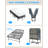 W38" Portable Folding Bed with Mattress For Adults-187446611