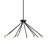 Anika 8 - Light Steel Dimmable Sputnik Modern Linear Chandelier