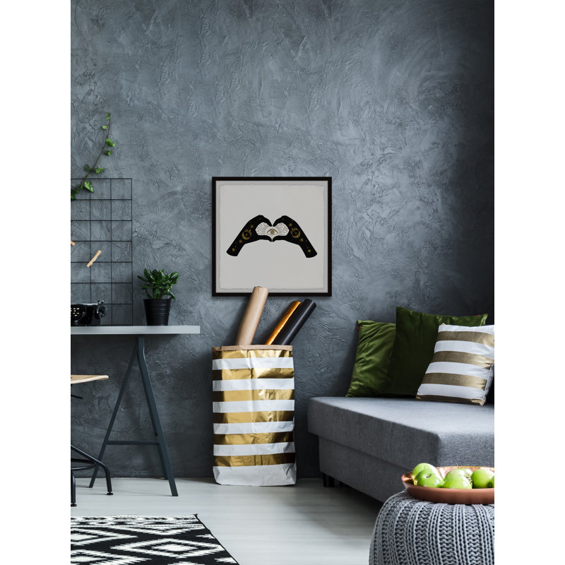 Cosmic Love by Marmont Hill - Single Picture Frame Painting, 30cm H x 30cm W