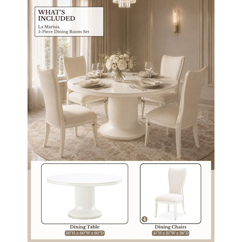 La Marisia 5 - Piece Dining Set
