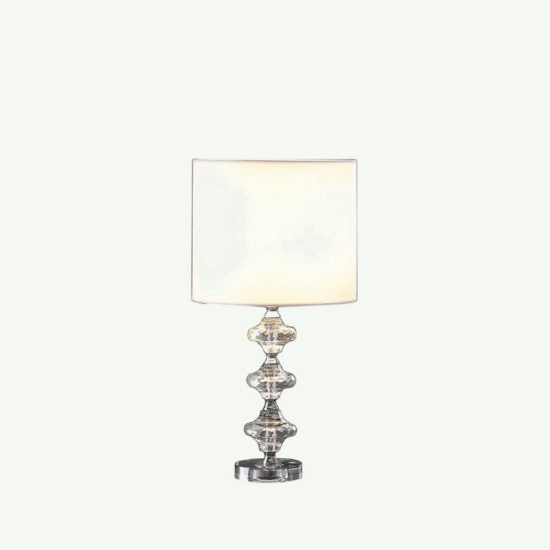 Lampe de table argentée 22,5 "Valencia