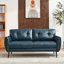 Corvo 61' Faux Leather Flared Arms Loveseat-1375517452