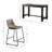 Counter Height Dining Set: Table And Chairs-2038387243-2063108754