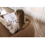 Chaise longue courbée avec coussin-177337318