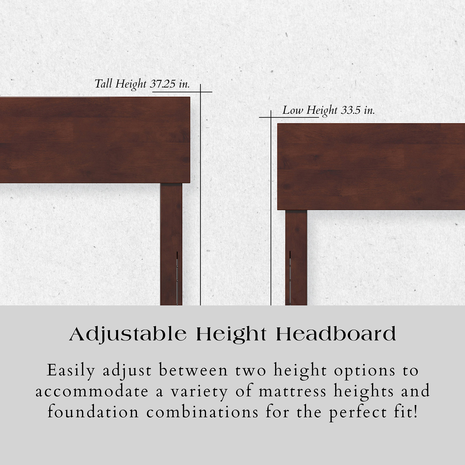 Lampley Solid Wood Platform Bed, Full, Walnut