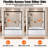 Vetra 60 In. W X 56 In. H Semi-Frameless Sliding Bathtub Door With Clear Glass in Brushed Nickel-113951973