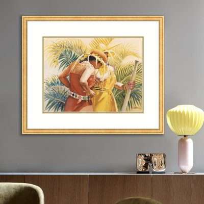 Saipan Dancers by Chen Xiaoping - Single Picture Frame Print
