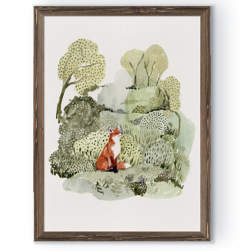 « fox glen i » par paul cezanne-reproduction d’art sur cadre photo, H 30 po x l 22 po x P 1,25 po, Pas de tapis