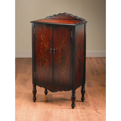 Armoire avec motif de feuillage