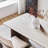 Modern warm rock slab rectangular dining table-1434861291